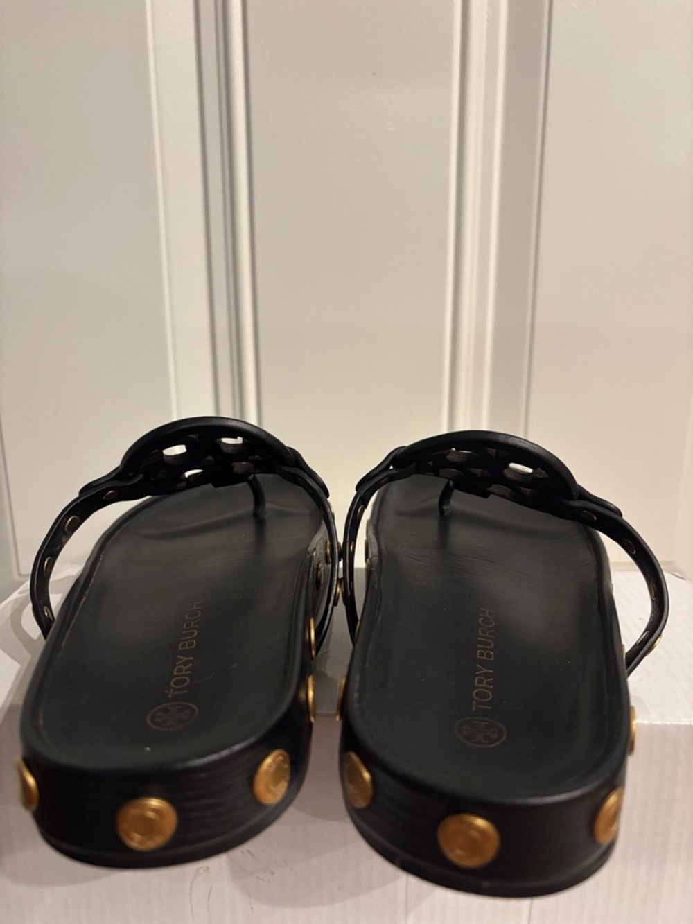 Tory Burch Women's Miller Cloud Coin Sandal - Picture 10 of 12